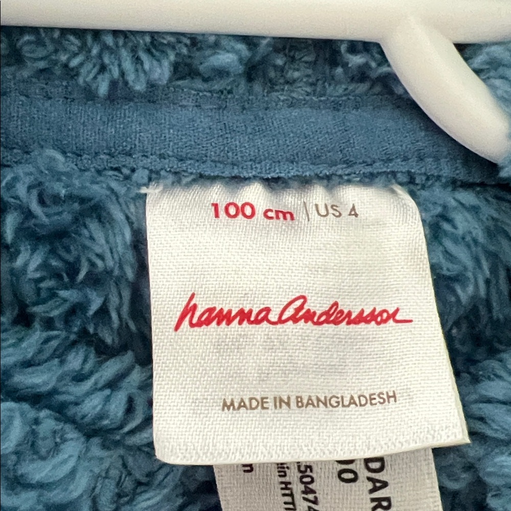 Hanna Andersson Teal Fleece Jacket - Picture 3 of 3